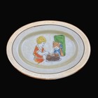 Little Orphan Annie Vtg 1930s Child Tea Set 9 Pcs Serving Bowl Platter 5 Dishes