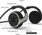 Behind The Head Headphones  Bluetooth 5 0 Neckband Around Head Headphones Lig   