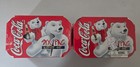 Pair Of Vtg  Coca Cola Six Pac Polar Bear Kids Activity Sets Factory Sealed Nos