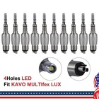 10 Pcs Kavo Style Dental Led Quick Coupler 4 Holes For Fiber Optic Handpiece