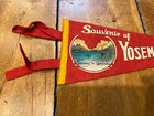 Vintage Yosemite National Park Gateway To California Felt Pennant 12  Rare