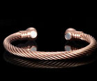 Copper Pure Copper Magnetic Bangle Energy Power Balance Pain Relief Men Women Rx