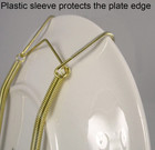 Deluxe Plate Display Hangers - Expandable Spring Style For 10-14 Inch Plates - G