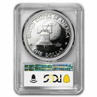 1976-s Eisenhower  ike  Bicentennial Proof Silver Dollar   Pcgs Pr69dcam     