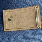 Vintage Greyhound Bus Lines Driver Uniform Belt Buckle 1940 s Applied Buss Image