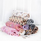 Soft Fluffy Pet Blanket Warm Paw Print Fleece Mat For Dog Cat Bed Usa