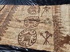57  X 128  Samoa Kalauni Tapa Bark Cloth Folk Art Vintage Samoan
