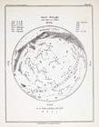 1892 Astronomy North Sky Star Map April Midnight Milky Way Polaris Planet Track