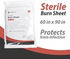 First Aid Sterile Burn Sheet Blanket  60  X 90   Disposable  Each