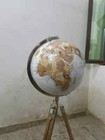 World Globe Modern Education Map Atlas Globe With Wooden Tripod Home D  cor Gift