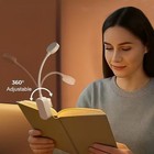 Flexible Rechargeable Led Book Light With 3 Light Modes Easy Clip Reading Lamp