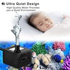 Pulaco 50gph 3w Mini Submersible Water Pump For Aquariums Fish Tank Pond Foun
