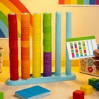 New Early Educational Kids Toy Color Stack Game Desktop Educational Platic Toys