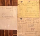 Large Lot 30 Vintage 1940s-1950s Marion Ohio Business Receipts Invoices Plus