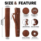 Back Arrow Quiver Genuine Cow Leather Arrow Holder Traditional Handmade Quivers