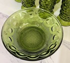 Set Of 14 Assorted Depression Glasses - Avocado Green