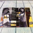 2004 Sexy Lady Miller Beer Vintage Print Ad poster Promo Art Magazine Pages