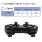 Bluetooth Wireless Controller For Ps3 pc Usb Gamepad