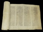 Rare Esther Scroll Megillah Bible Handwriten On Parchment 200-250 Yrs Old Europe
