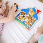 Melissa   Doug Pet Animals Jumbo Knob Puzzle  Wooden Peg Small  Multi-color