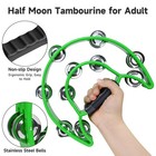Double Row Tambourines 9   4 Pack Handheld Percussion For Church   Parties