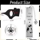 4 Pcs Cat Book Page Holder   Metal Bookmark Set For Readers