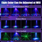 150w Led Laser Moving Head Light Rgb Pattern Beam Stage Dmx Spot Lighting Disco