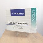 Working Motorola 27722 Flip Cell Pocket Phone Gray Vintage Accessories Vhs 1994