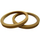 One Pair 12  Inch Mdf Wood Car Speaker Spacer Rings Woofer Mounting Ring Vwltw