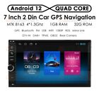 7  Double 2din Apple Carplay Car Stereo No Dvd Player Gps Wifi Bt Radio camera