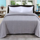Fabstyles 100  Cotton Soft And Cozy Blanket - Herringbone Weave Cotton Blanket
