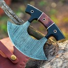 Pizza Cutter Damascus Knife Alaskan Ulu Knives Chef Kitchen Boning Chopping