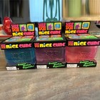 Nee Doh Nice Cube Super Solid Squish  - Lot Of 3 - Blue Purple Pink - Brand New 