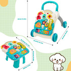 Sit-to-stand Learning Walker 3 In1 Baby Walker Early Education Activity Center