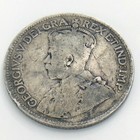 1917c Newfoundland Twenty Five 25 Cent Quarter Circulated Canadian Coin J640