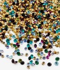 50 Vintage Preciosa Crystal 5mm  To 6mm  Rhinestones - Jewelry Repair J57