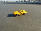 Aurora  Afx 43 Yellow Plymouth Road Runner Stock Ho Slot Car N O S Mint