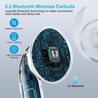Wireless Earbuds For Iphone  5 3 Bluetooth Headphones For Apple Earbuds Wireless