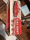 Rare 1950s Ideal Water Pumping Fire Boat Toy With Box
