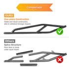 Weisen Utv Nerf Bars Rock Sliders Rocker Guards For Can Am Maverick R 2024 