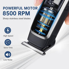 Beard Trimmer Men 3-in-1 Grooming Kit Stainless Steel Heads Nose Body Trimmer