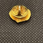 Vintage Lions International Fraternal Push Pin Gold Tone With Blue Enamel