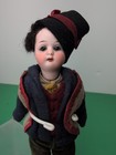 6 5    Antique German Bisque Doll Open Mouth 200 2 10 Compo Body Glass Eyes  sf