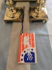 Pair Of Vintage Georgetown Forged Solid Brass 7  Candlesticks Nib  7247