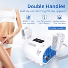 Professional Cool Freeze Beauty Machine 2 Handle For Body Silhouette Enhancement