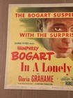 In A Lonely Place Very Rare Original 1950 Us Title Card Bogart Grahame Film Noir