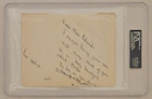 Pat O brien Signed Album Page In Psa dna Slab  American Actor