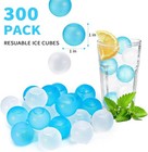 Reusable Ice Cubes Coolers Zero Refreezable Ice Cubes Set W  Storage Bag