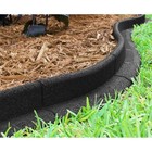 6 Pack 3  X 48  Black Rubber No Dig Landscape Garden Border Edging