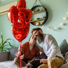 30pcs 18in Red Heart Balloons For Valentine s Day Decorations  Large Foil Claret